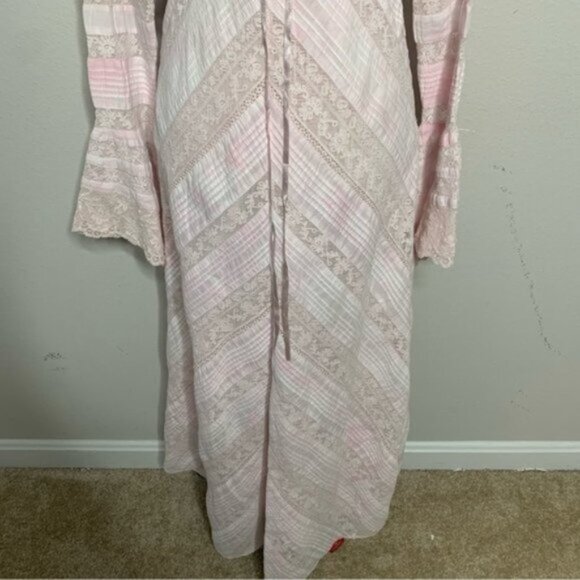 LoveShackFancy Weil Lace Inset Maxi Dress - Picture 8 of 15